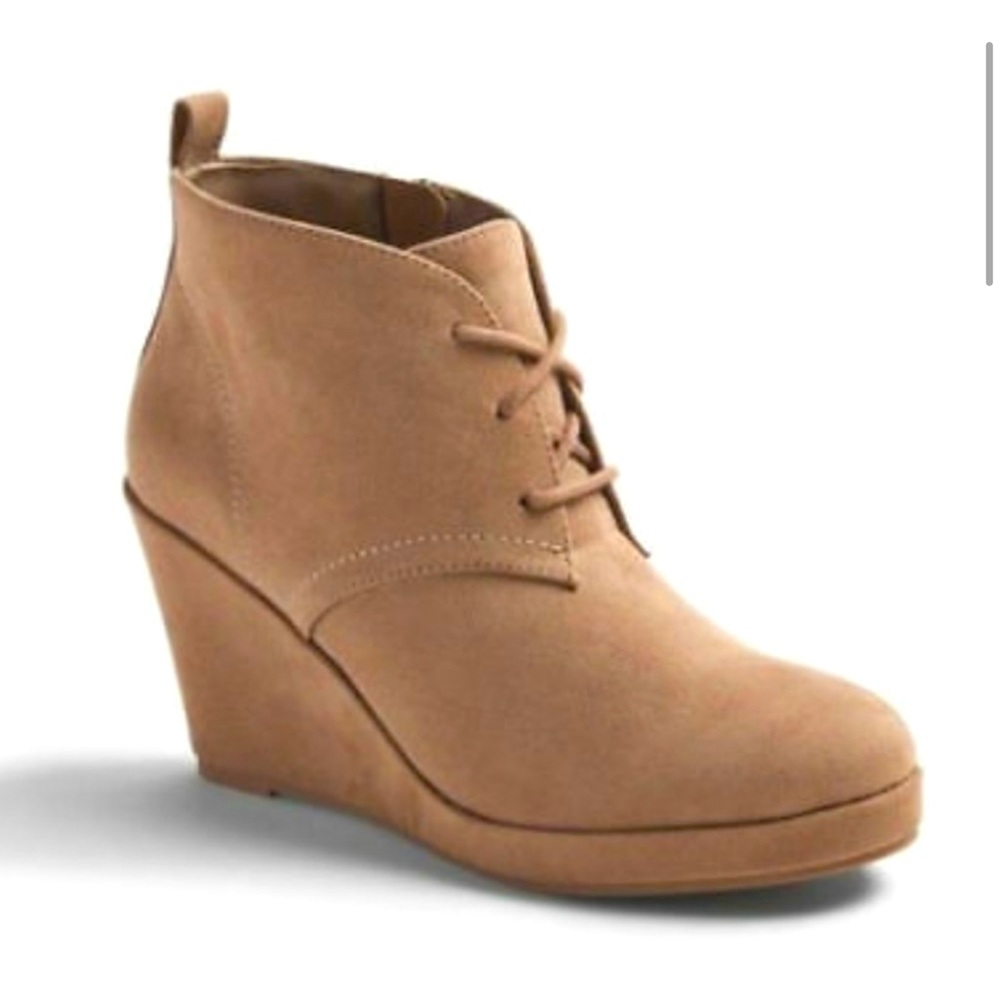 DV Dolce Vita Terri Wedge Booties, Taupe
